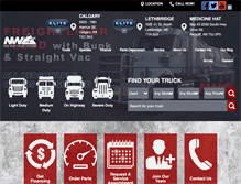 Tablet Screenshot of newwesttruck.ca